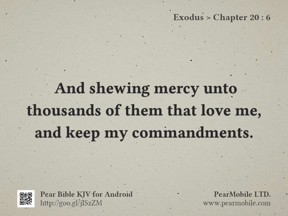 Exodus, Chapter 20:6